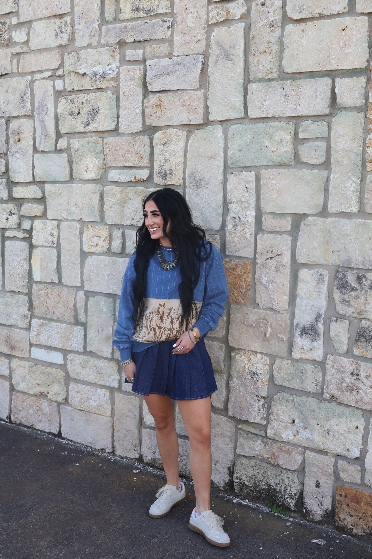 Run Free Western Pullover