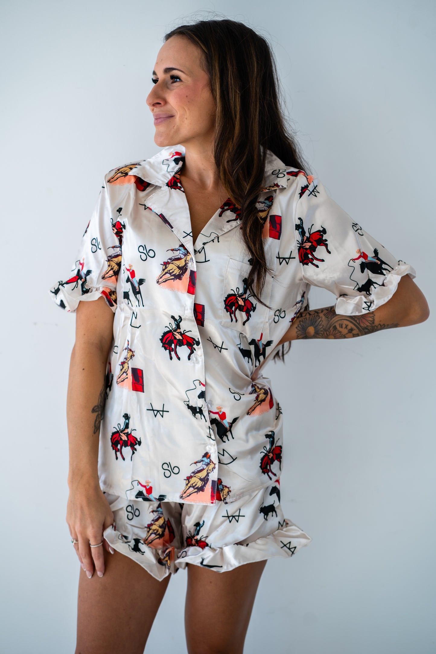 Vintage Cowboy Pajama Set