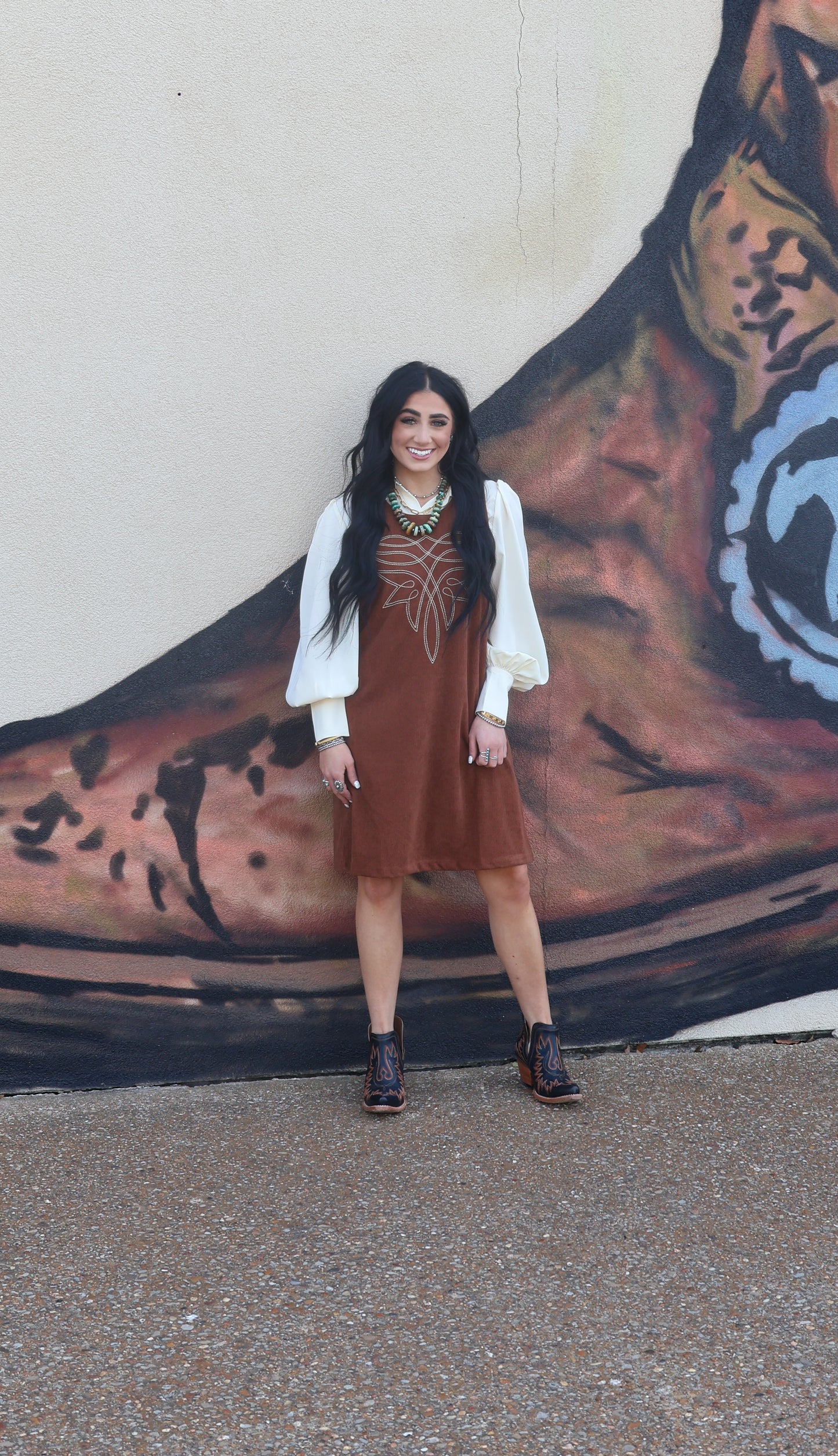 Frontier Muse Western Shift Dress