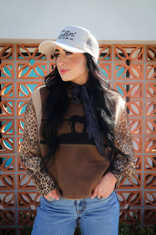 Saddle Up Sweater Vest