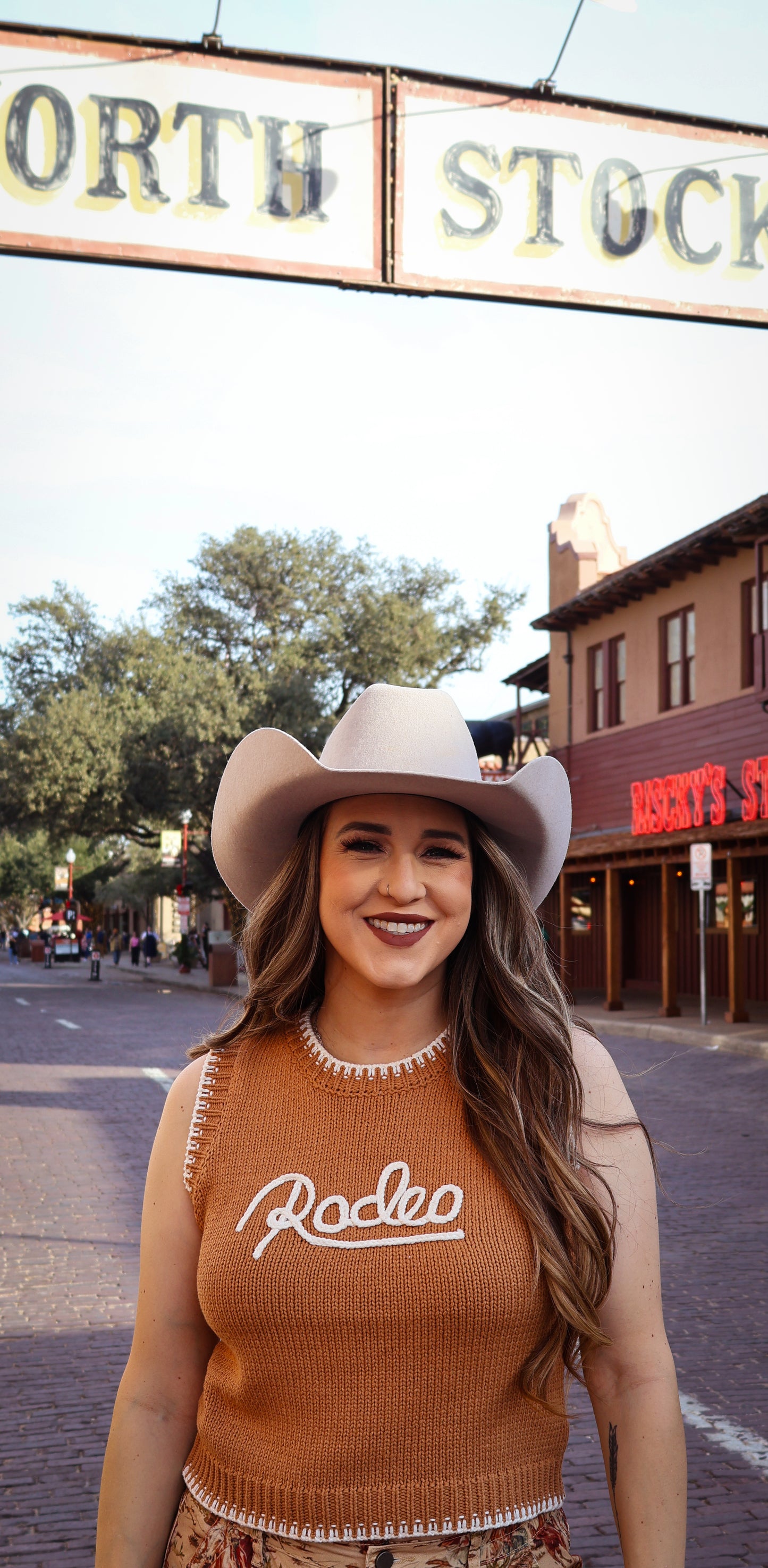 The Rodeo Knit Sleeveless Sweater