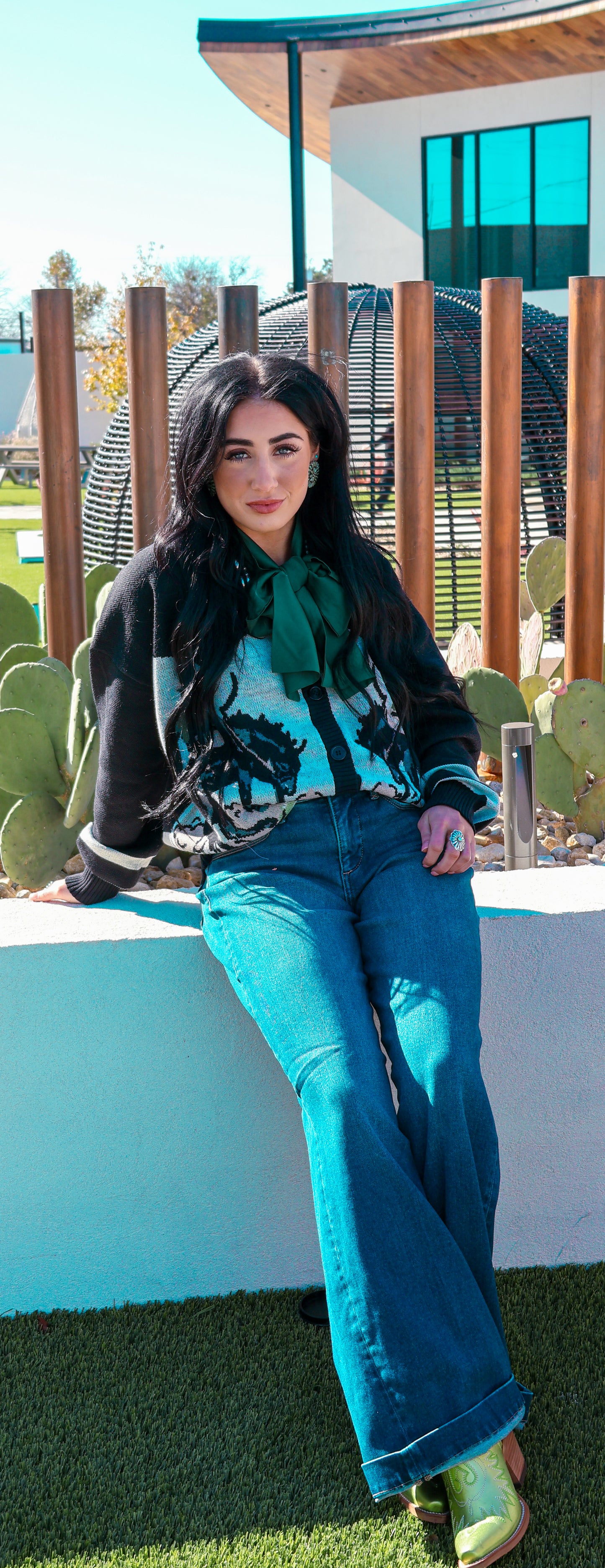 Cowgirl Cozy Knit Sweater