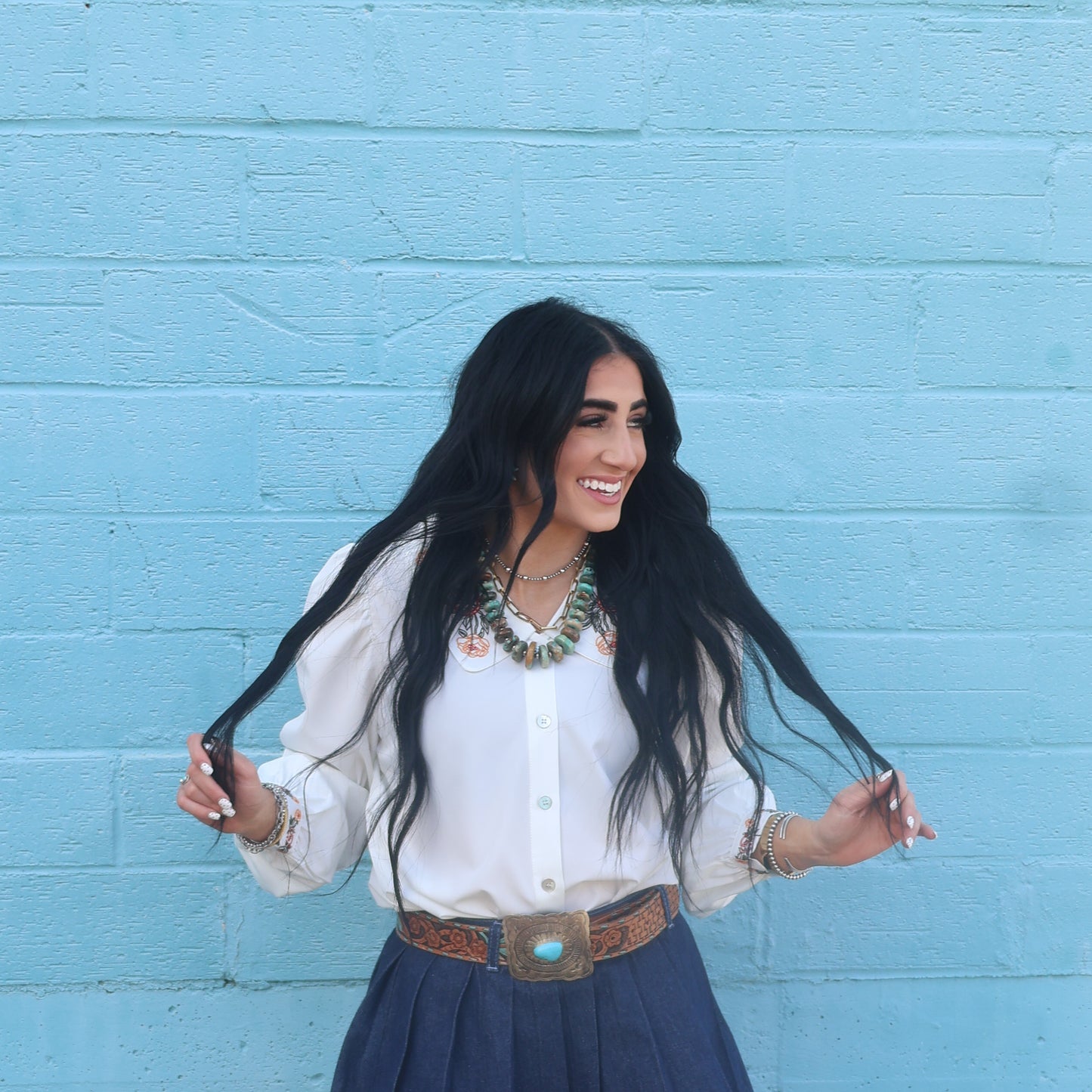 Wildflower Heirloom Embroidered Blouse