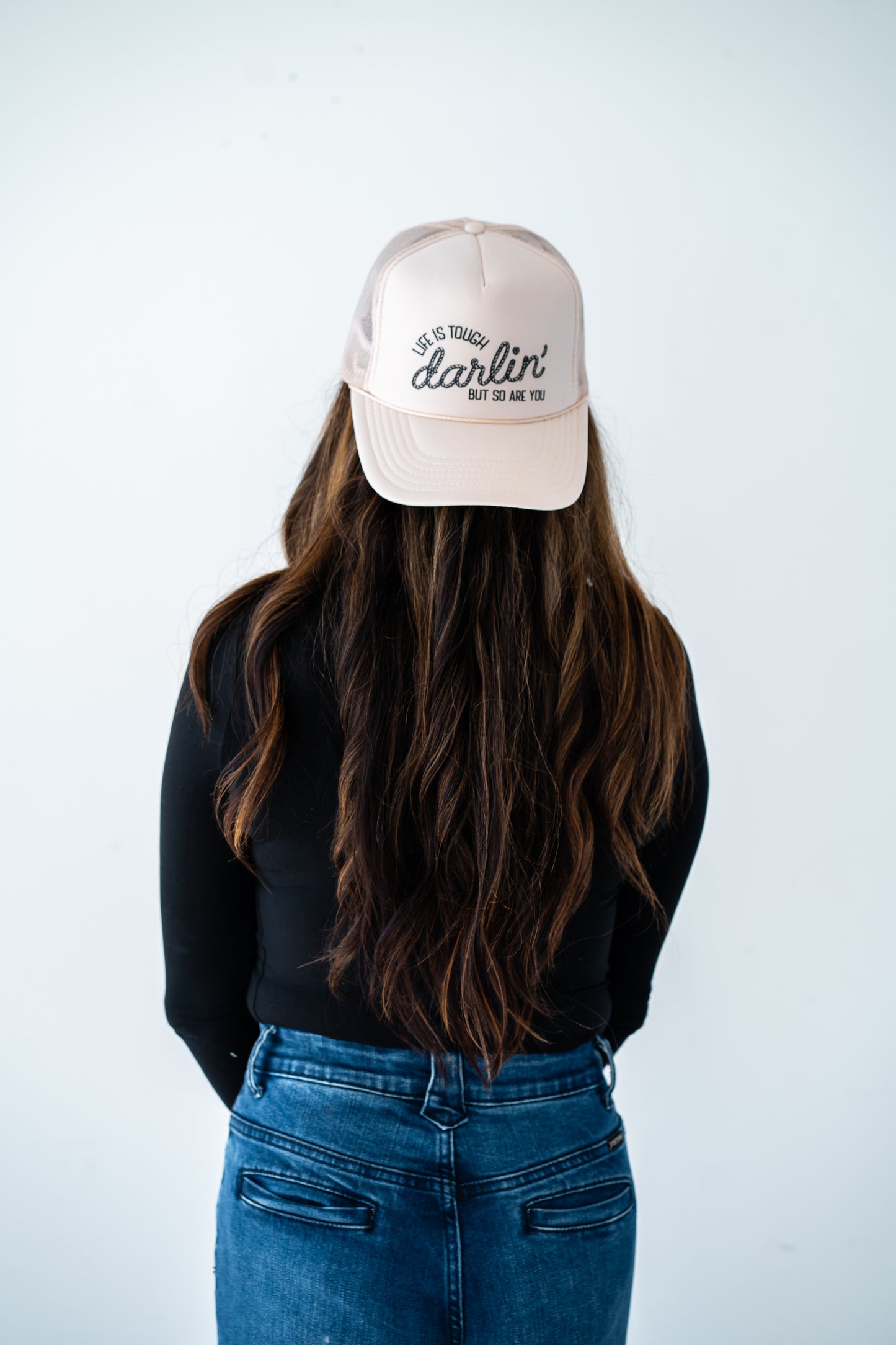 "Life is tough but so are you" Trucker Hat