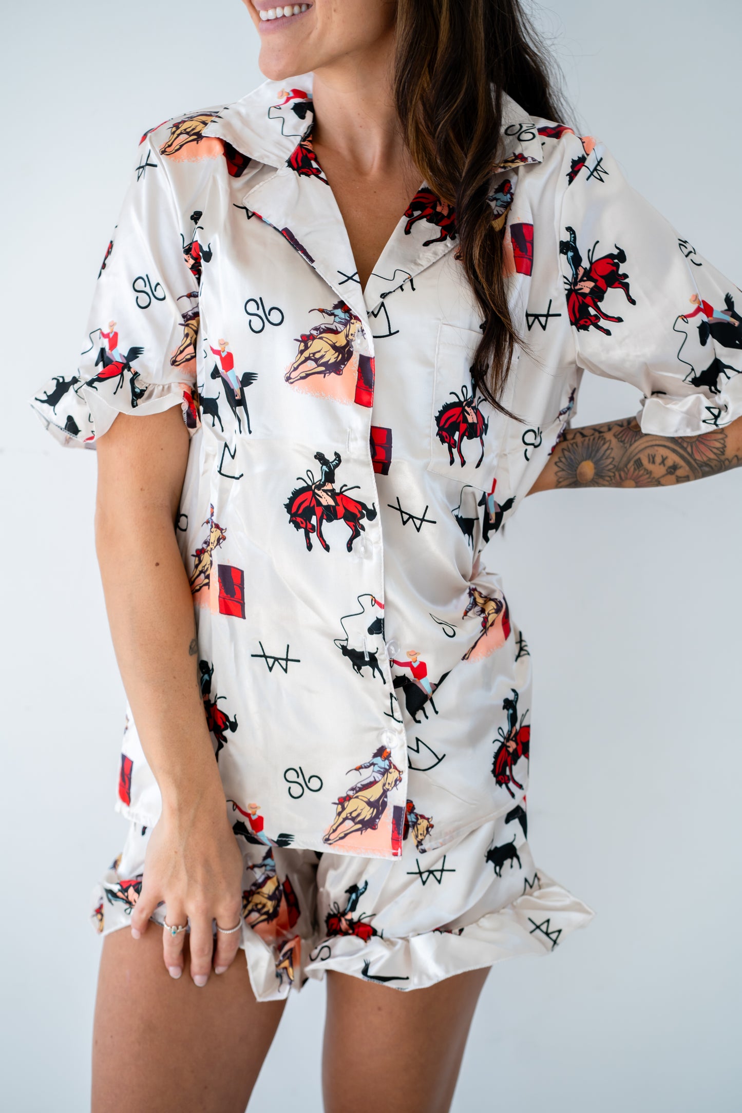 Vintage Cowboy Pajama Set