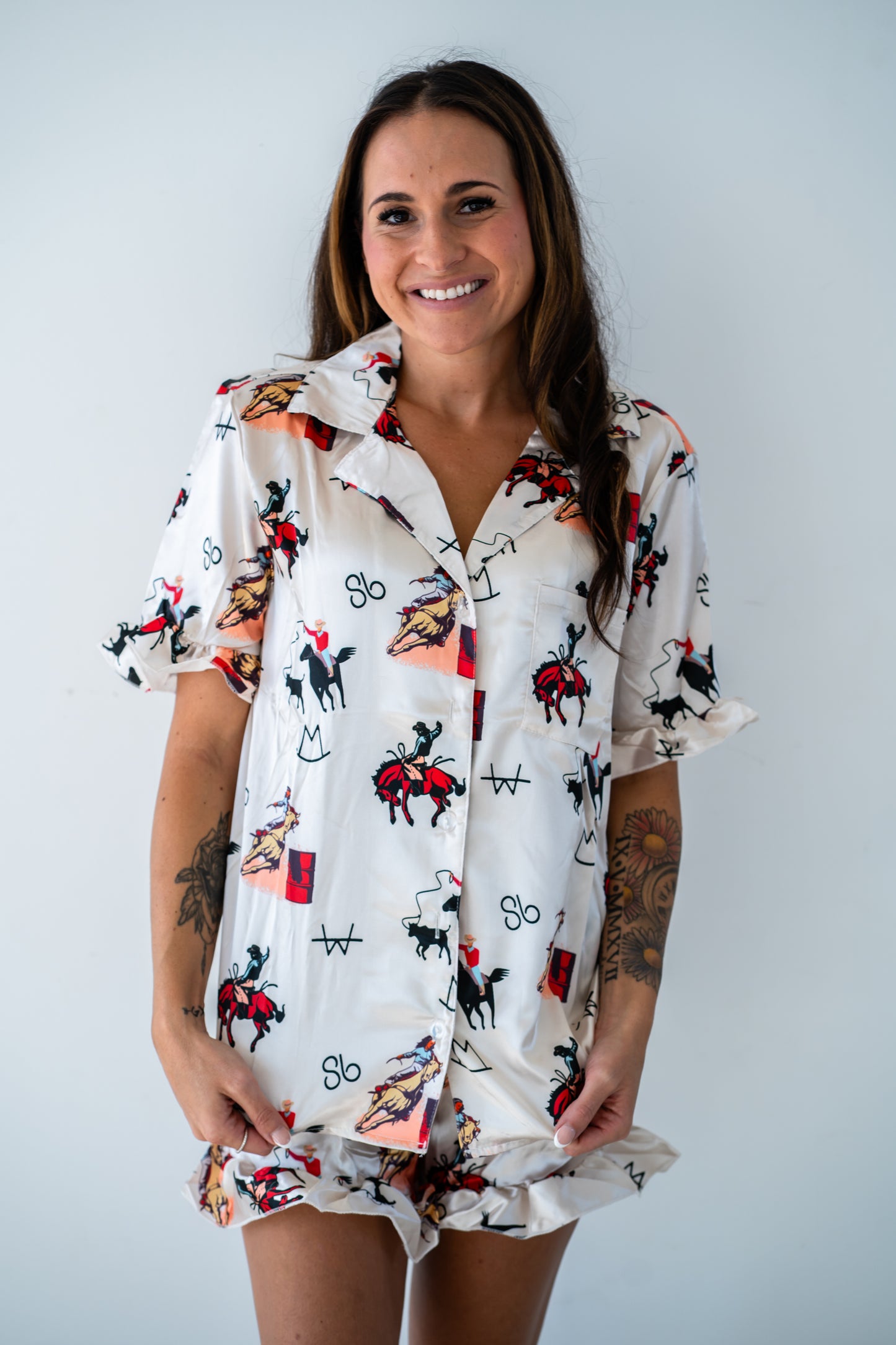 Vintage Cowboy Pajama Set