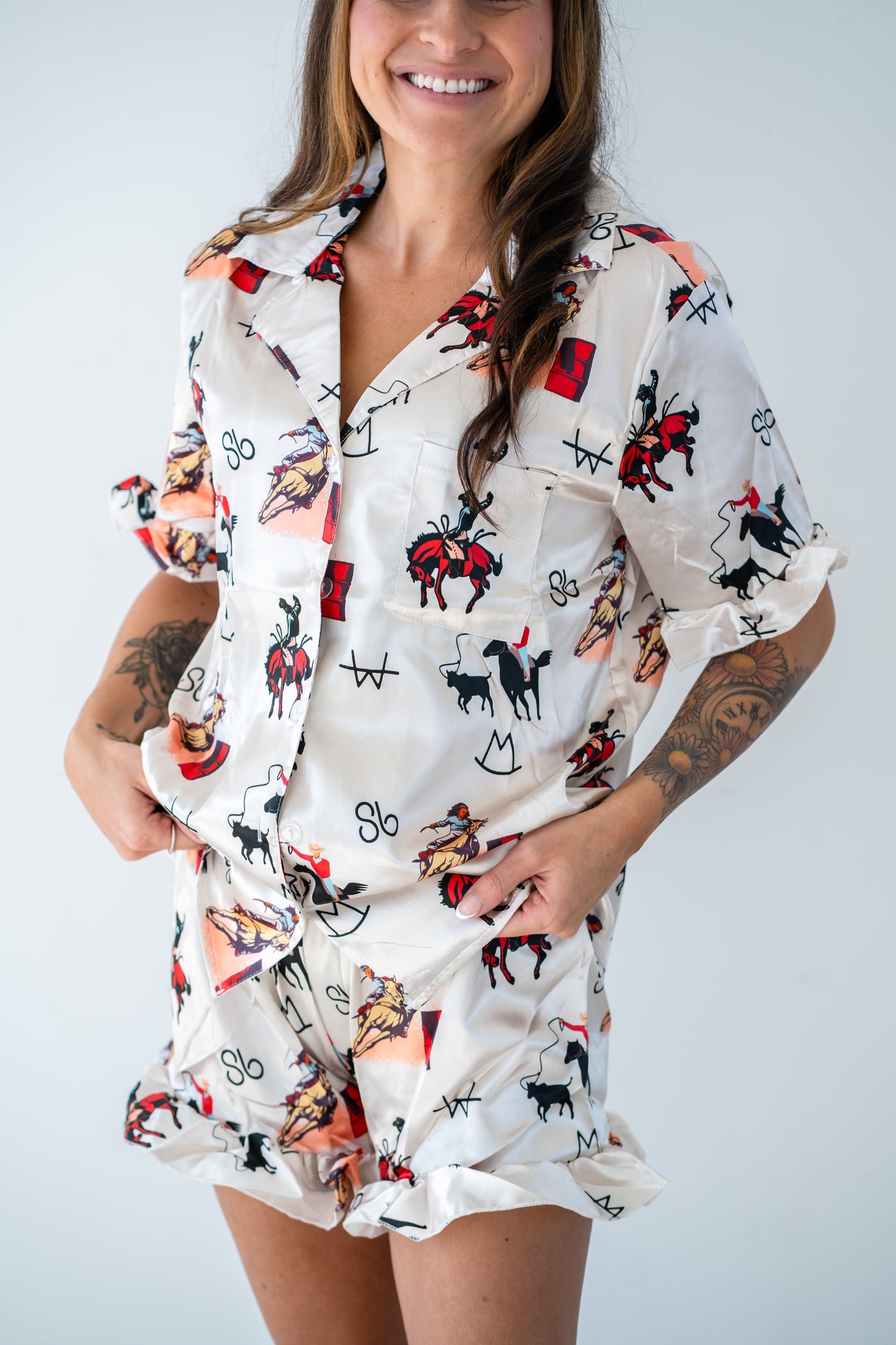 Vintage Cowboy Pajama Set