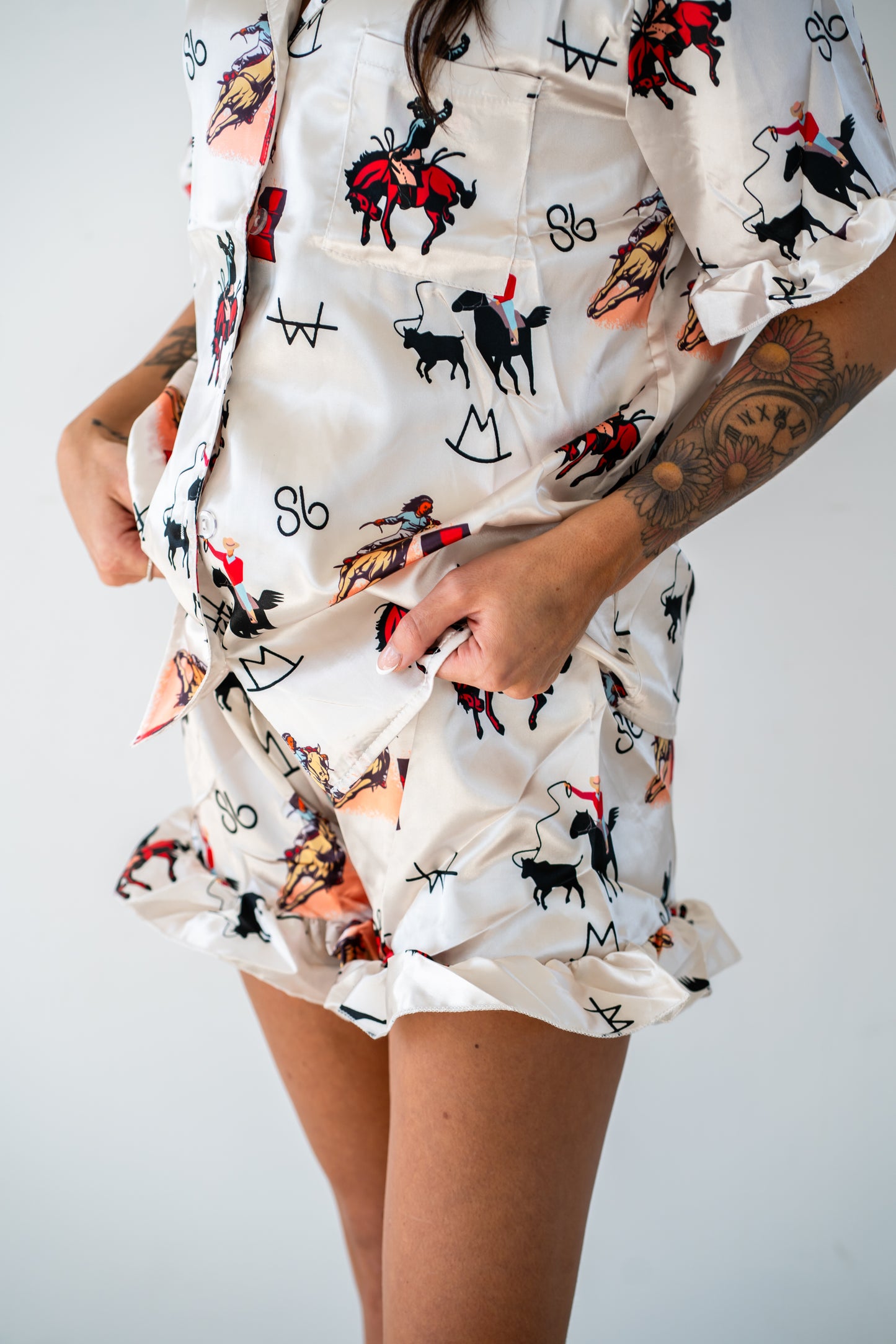 Vintage Cowboy Pajama Set