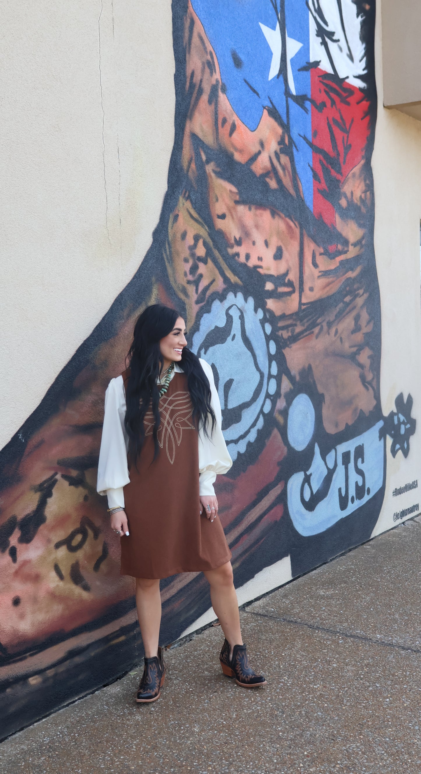 Frontier Muse Western Shift Dress