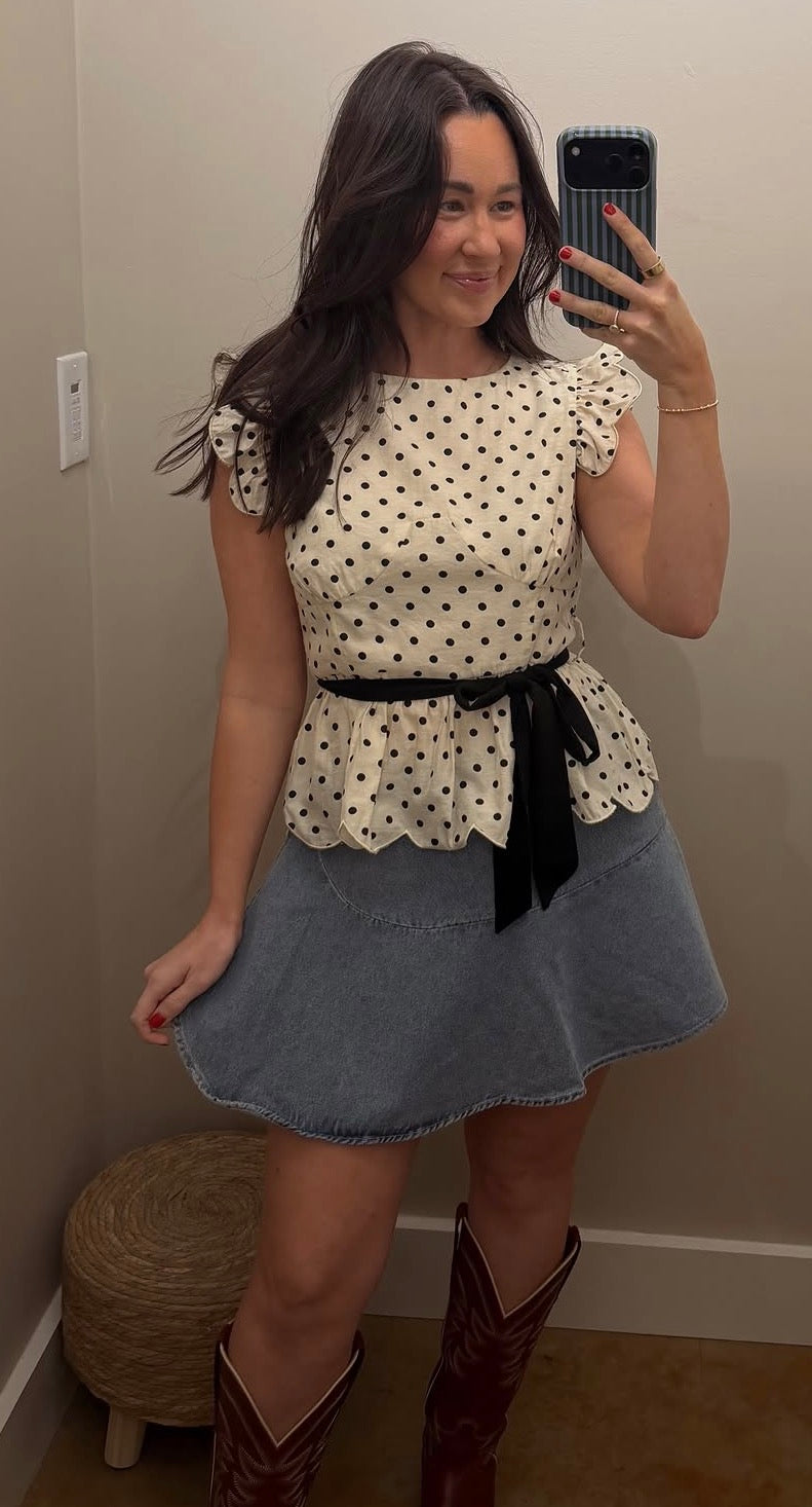 The Paris Polka Top